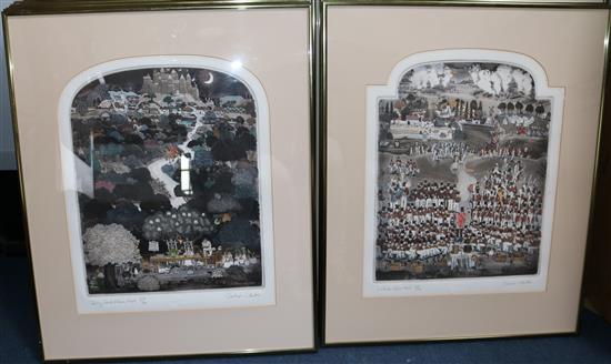 Graham Clarke (1941-) History of England Series 19 x 15in.